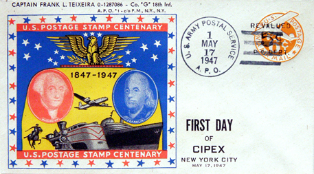 CIPEX Teixeira CIPEX first day cover